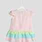 Seer Sucker Muslin Fusion Frock - Lt. Pink