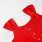 Ira Top With Skirt (Sleeveless) - Carmine