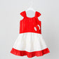 Ira Top With Skirt (Sleeveless) - Carmine