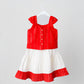 Ira Top With Skirt (Sleeveless) - Carmine