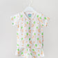 Vanilla Bunny Kite White Base Muslin Jabla Shorts Set Half Sleeve