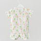 Vanilla Bunny Kite White Base Muslin Jabla Shorts Set Half Sleeve