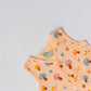 Muslin Jabla-Shorts Set Sleeveless - Apricot Sherbet Mushies