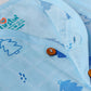 Muslin Jabla-Shorts Set Sleeveless - Blue Fir Tree