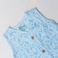 Muslin Jabla-Shorts Set Sleeveless - Blue Shrubs