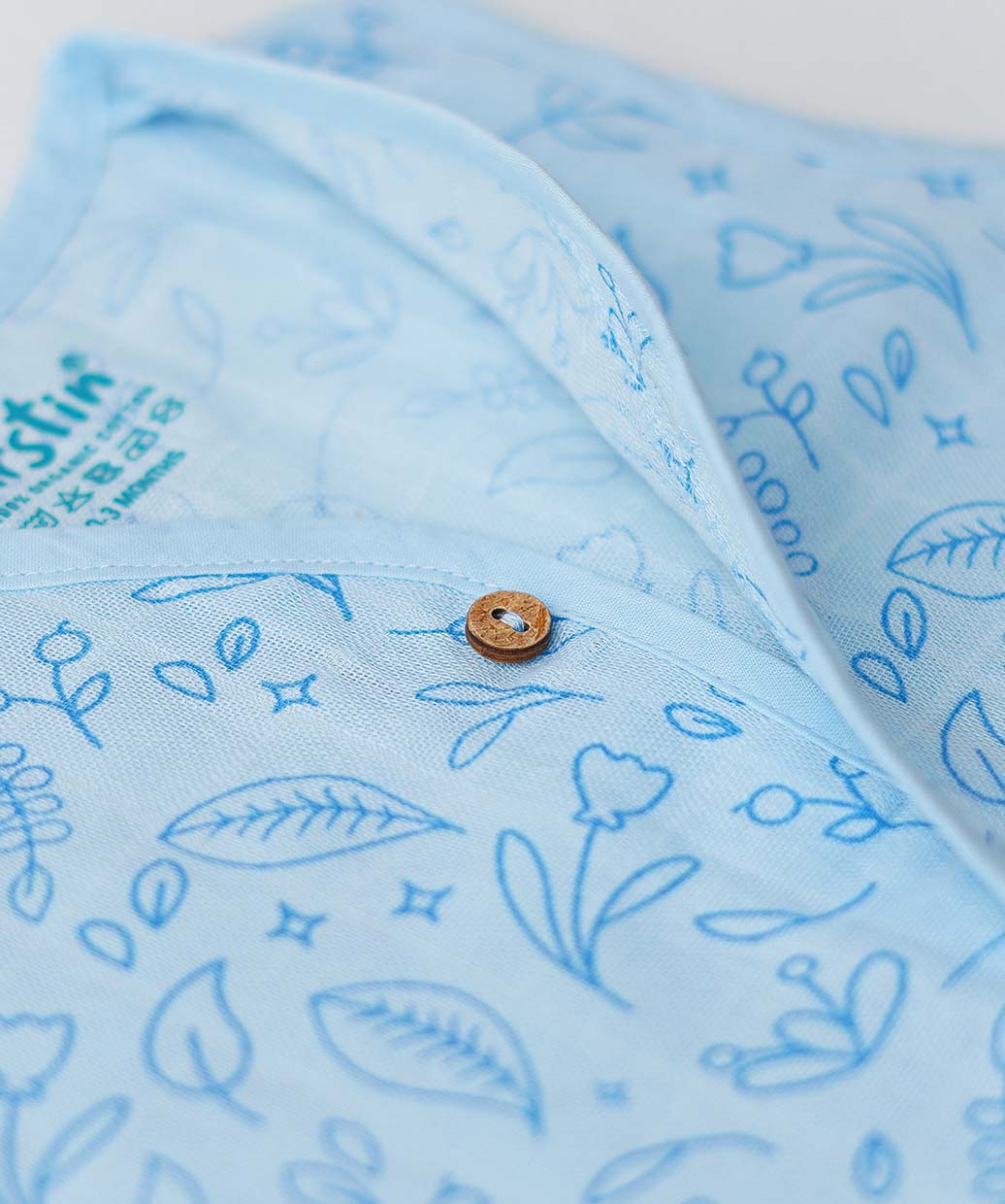 Muslin Jabla-Shorts Set Sleeveless - Blue Shrubs