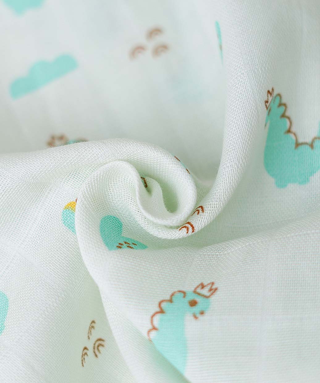 Muslin Jabla-Shorts Set Sleeveless - Frost Dino Crown