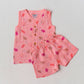 Muslin Jabla-Shorts Set Sleeveless - Melon Pink Maple