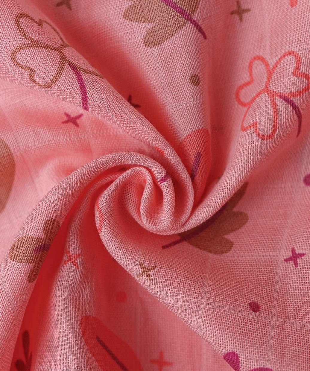 Muslin Jabla-Shorts Set Sleeveless - Melon Pink Maple
