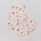 Muslin Jabla-Shorts Set Sleeveless - Salsa Rose Airjet