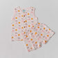 Salsa Rose-Daisy Cloud Muslin Jablas Shorts Set Sleeveless