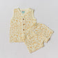 Muslin Jabla-Shorts Set Sleeveless - Lime Cream Shrubs