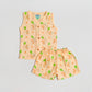 Vannila Bunny Kite Muslin Jablas Shorts Set Sleeveless