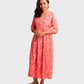Feeding Maxi Gown - Raspberry