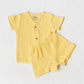 Muslin Bubble Crinkle Jabla-Shorts Set Half Sleeve - Crayola