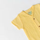 Muslin Bubble Crinkle Jabla-Shorts Set Half Sleeve - Crayola