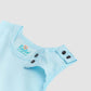 Organic Cotton Duo Jabla-Shorts Set Sleeveless - Blue