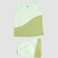Organic Cotton Duo Jabla-Shorts Set Sleeveless - Fluo Green