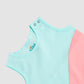 Organic Cotton Duo Jabla-Shorts Set Sleeveless - Mint