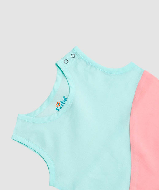 Organic Cotton Duo Jabla-Shorts Set Sleeveless - Mint