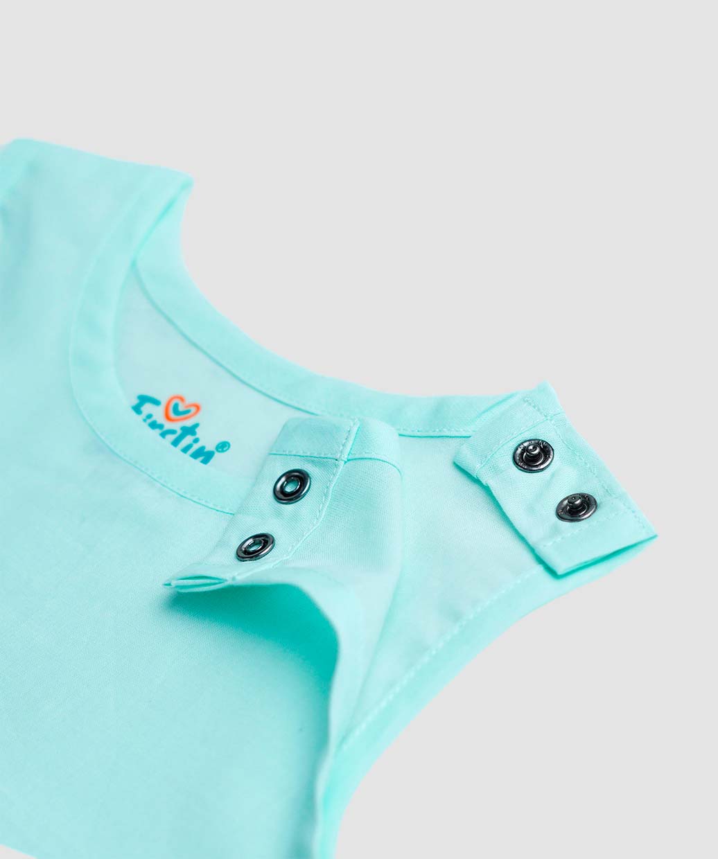 Organic Cotton Duo Jabla-Shorts Set Sleeveless - Mint