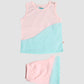 Organic Cotton Duo Jabla-Shorts Set Sleeveless - Salsa Rose