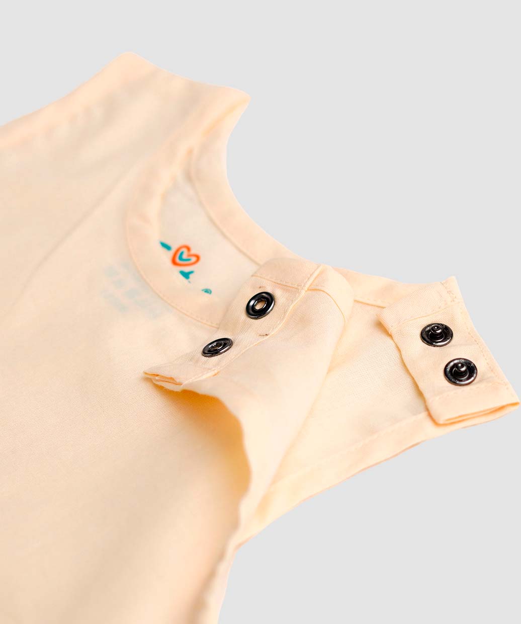 Organic Cotton Duo Jabla-Shorts Set Sleeveless - Vanilla