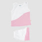 Organic Cotton Duo Jabla-Shorts Set Sleeveless - White