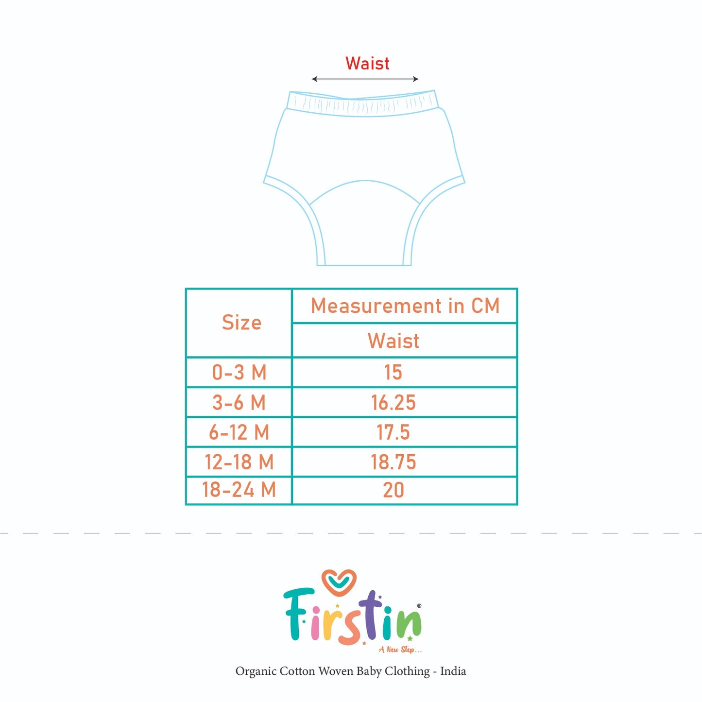 Muslin Padded Underwear Assorted 3 Pc Pack Combo A