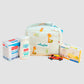 Muslin Pouch - Zip Type - Frost Joyous Giraffe