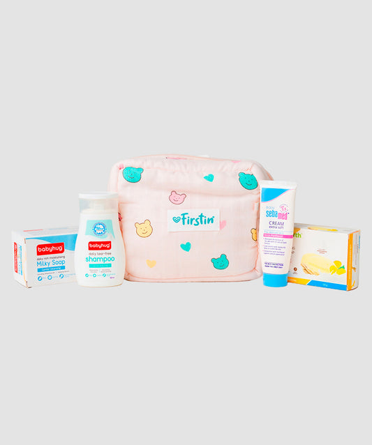 Muslin Pouch - Zip Type - Salsa Rose Buddy