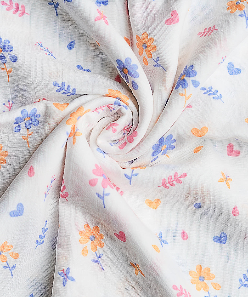 Firstin Muslin Swaddle Butterfly Valley 120X120Cm