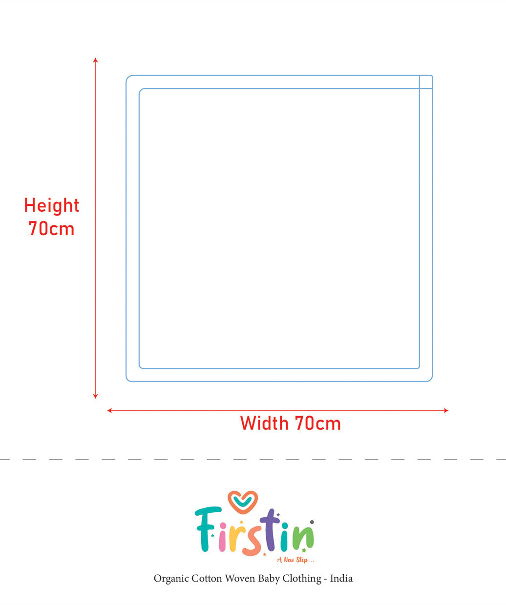 Muslin Towel (70X70CM) 2 PCS Combo Pack 2
