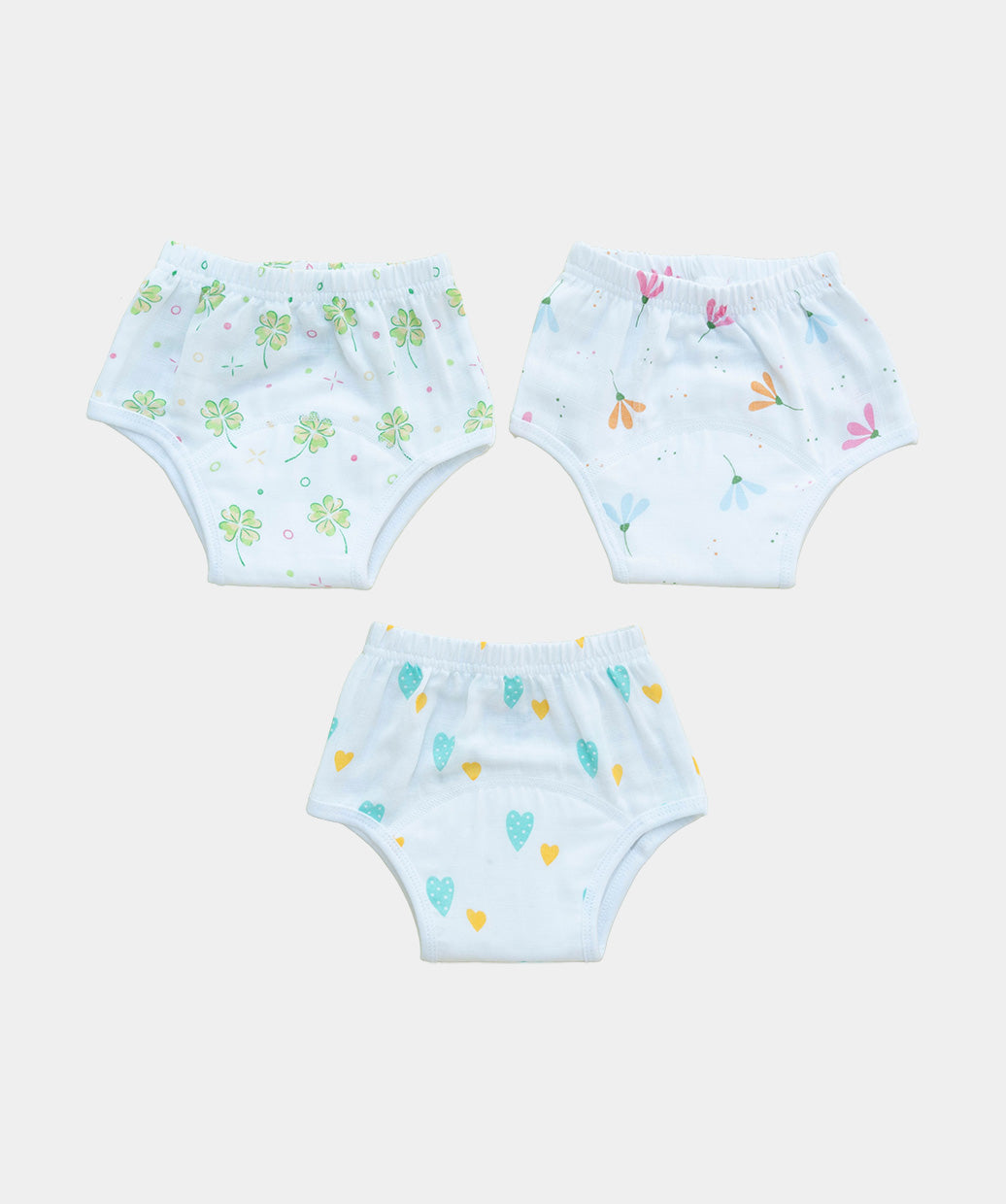 Muslin Padded Underwear Assorted 3 Pc Pack Combo B