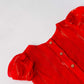 Ridhi Top With Skirt (Puff Sleeve) - Carmine