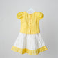 Ridhi Top With Skirt (Puff Sleeve) - Crayola