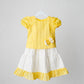 Ridhi Top With Skirt (Puff Sleeve) - Crayola