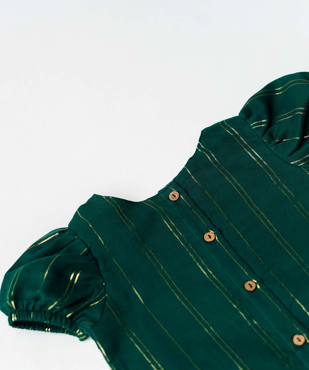 Ridhi Top With Skirt (Puff Sleeve) - Opal