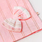 Ridhi Top With Skirt (Puff Sleeve) - Flamingo Pink