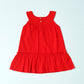Swiss Dobby Frock (Tunic) - Carmine