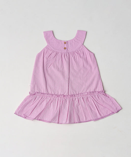 Swiss Dobby Frock (Tunic) - Fragrant Lilac