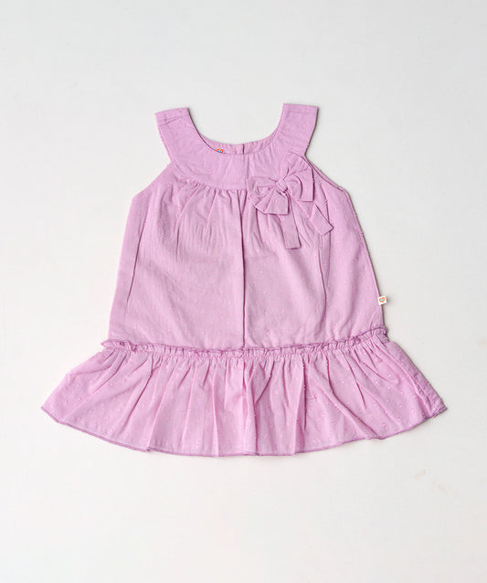 Swiss Dobby Frock (Tunic) - Fragrant Lilac