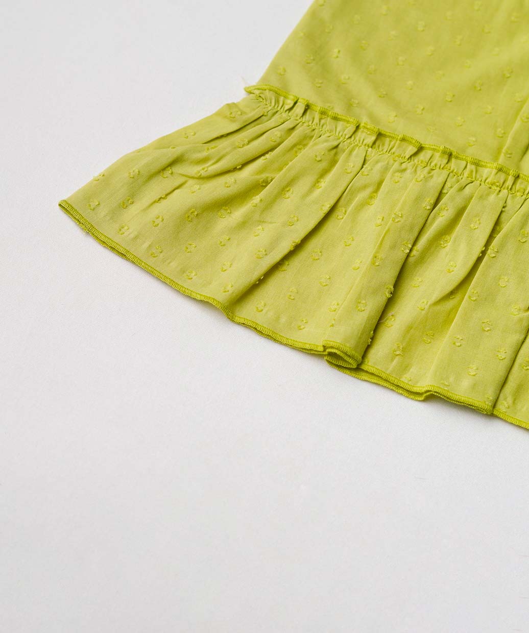 Swiss Dobby Frock (Tunic) - Palm Green