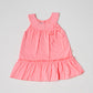 Swiss Dobby Frock (Tunic) - Melon Pink