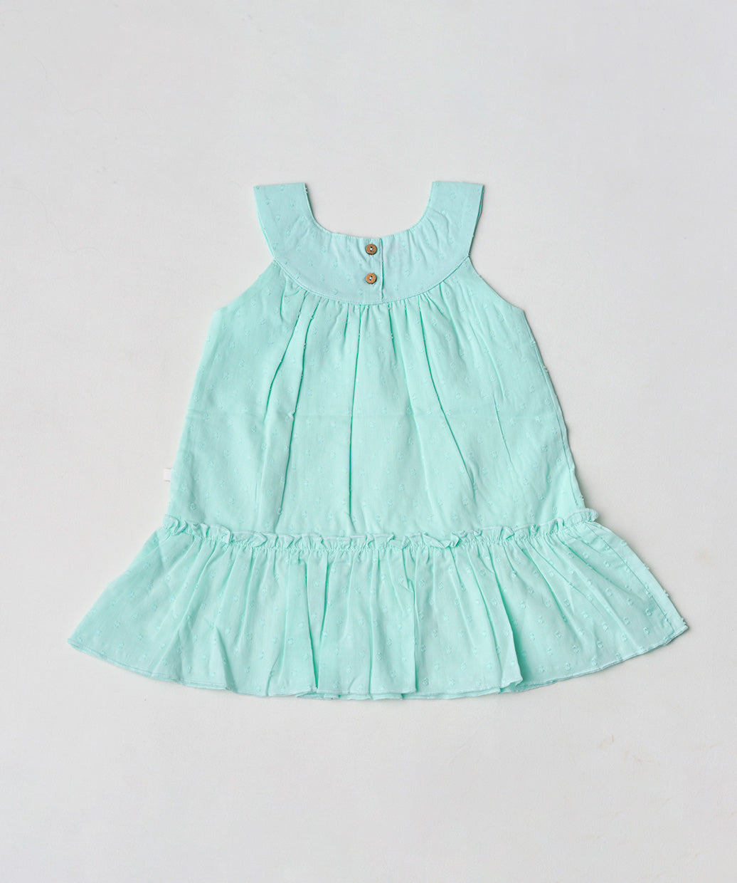 Swiss Dobby Frock (Tunic) - Mint