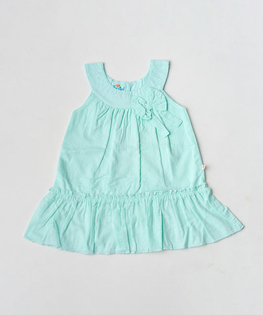 Swiss Dobby Frock (Tunic) - Mint