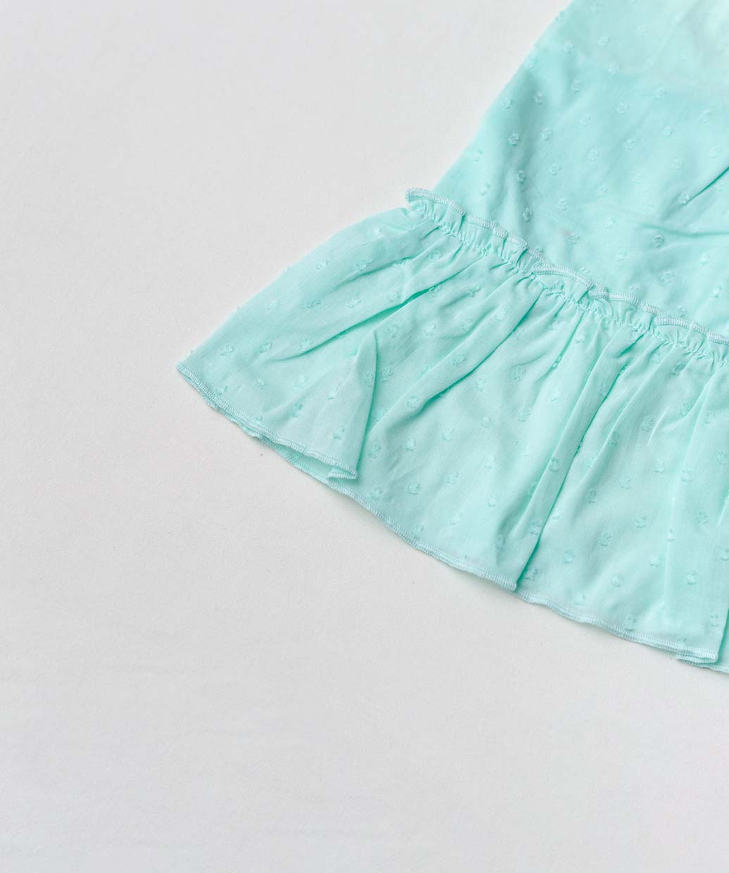 Swiss Dobby Frock (Tunic) - Mint