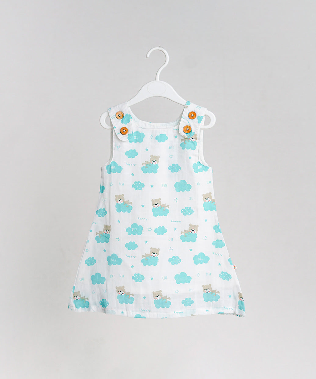 Muslin Tent Frock - Blue Cloud