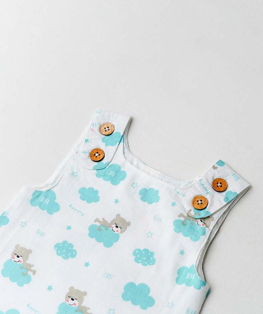Muslin Tent Frock - Blue Cloud