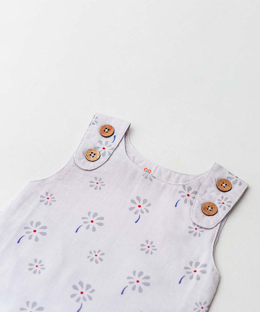 Muslin Tent Frock - Lilac Hint Floral